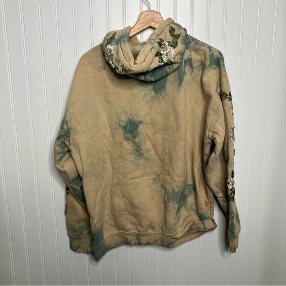 Civil Regime Hoodie Sweatshirt Large Women Tie Dye Floral Eclectic - Picture 6 of 9